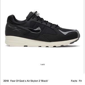Mens Nike Fear Of God x Air Skylon 2 bq2752-001 Adult 8.5